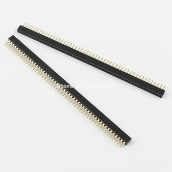 

50Pcs Per Lot Pitch 1mm 1.0mm Pitch 50 Pin Female Single Row Straight Pin Header Strip