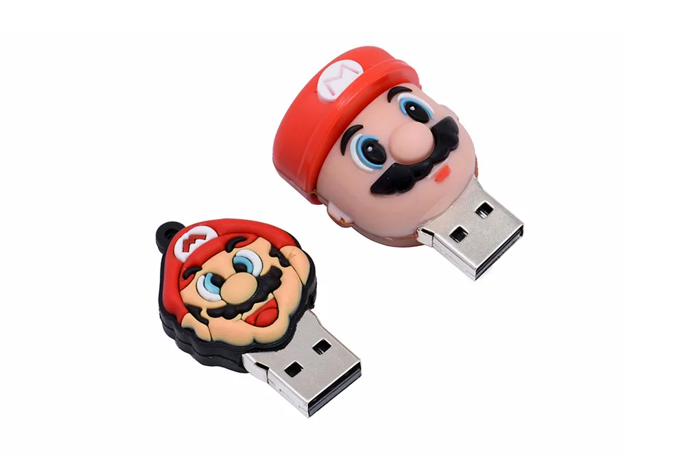 JASTER Super Mario USB флэш-накопитель Флешка в форме героя мультика Флешка 4 ГБ/8 ГБ/16 ГБ/32 ГБ/64 ГБ USB 2,0 карта памяти u диск модные подарки