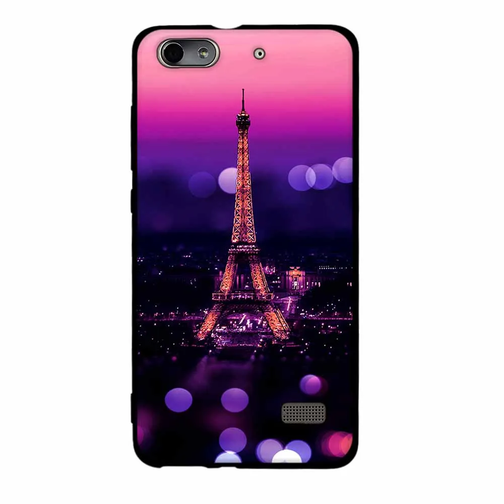 Чехлы для Huawei Honor 4C/G Play Mini Мягкие силиконовые ТПУ чехлы чехол телефона с рисунком