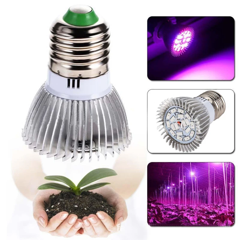 

Full Spectrum E27 220V LED Plant Grow Light Bulb Fitolampy Phyto Lamp For Indoor Garden Plants Flower Hydroponics Grow Tent Box