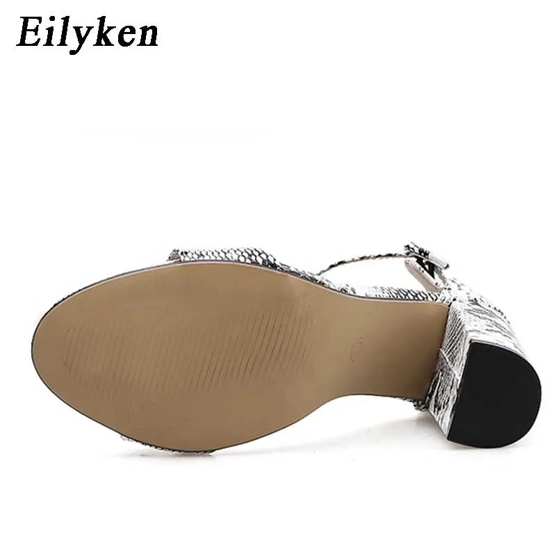 Eilyken/женские босоножки с ремешком на щиколотке Модная женская обувь острым
