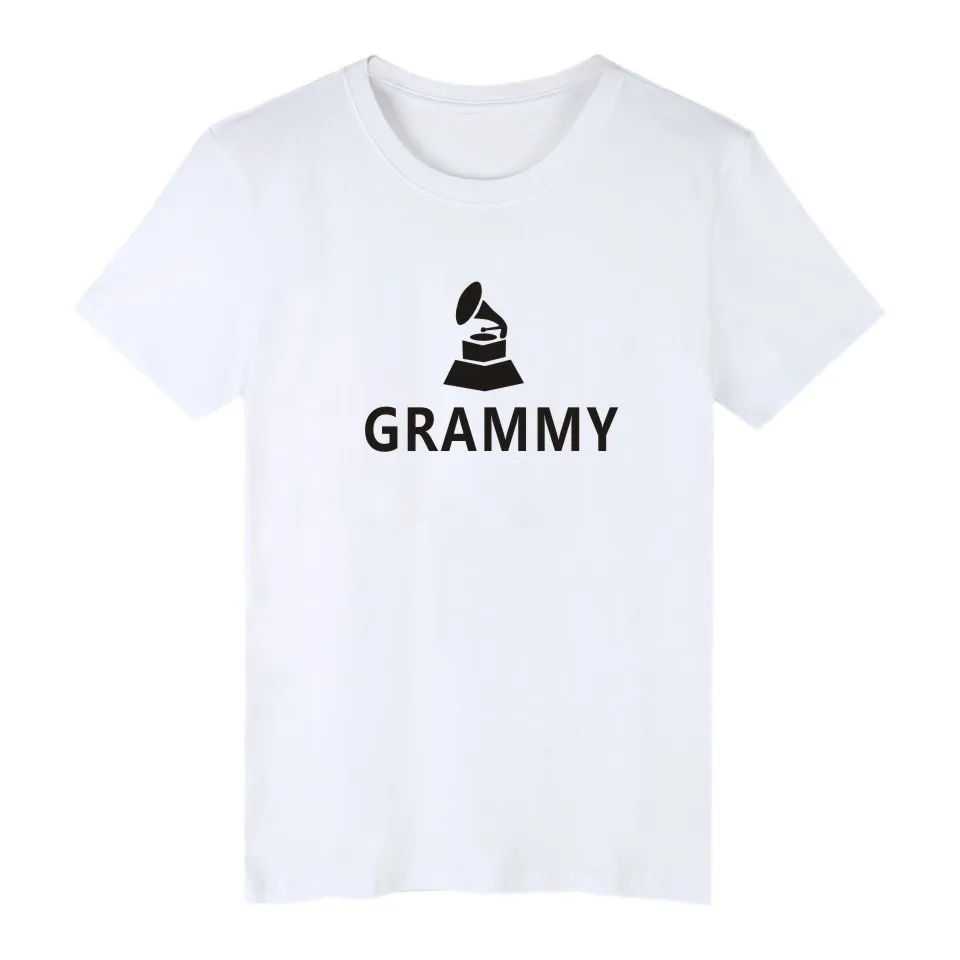 LUCKYFRIDAYF Grammy Awards футболка с коротким рукавом мужская повседневная новым логотипом