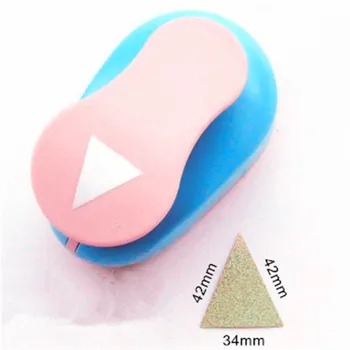 

Free Shipping 2"/42*34mm triangle shape craft punch paper punches scrapbooking punchers DIY handmade paper cutter EVA foam punch