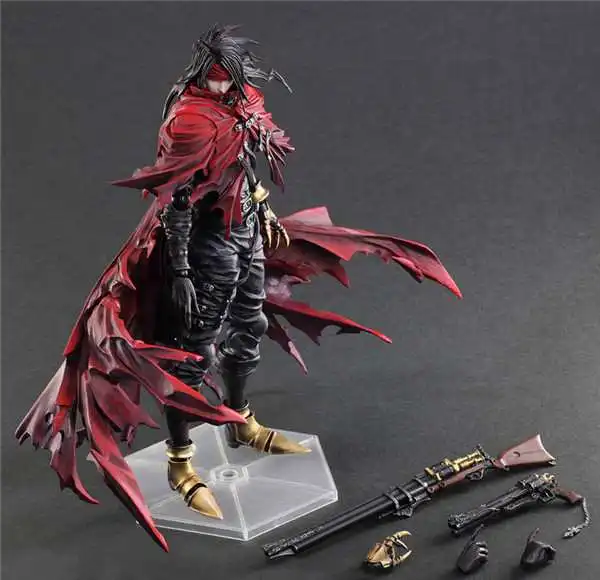 Play Arts Kai Vincent Valentine Final Fantasy фигурка Final Fantasy VII FF7Cloud PA 27 см ПВХ фигурка куклы игрушки Детский подарок