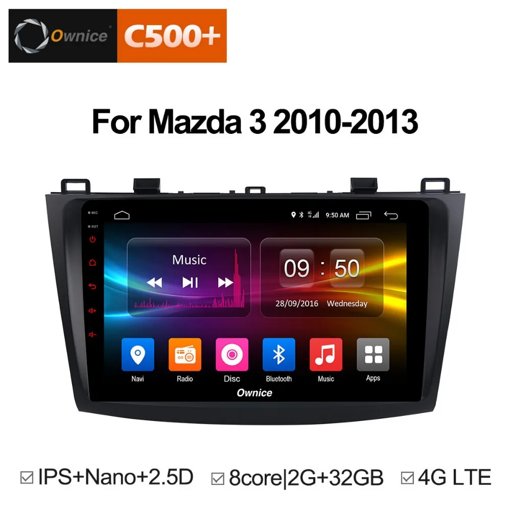 

Ownice C500+ G10 2 din Octa Core Android 8.1 Car DVD Player Auto radio GPS Navigation for Mazda 3 2010 2011 2012 2013 32G ROM