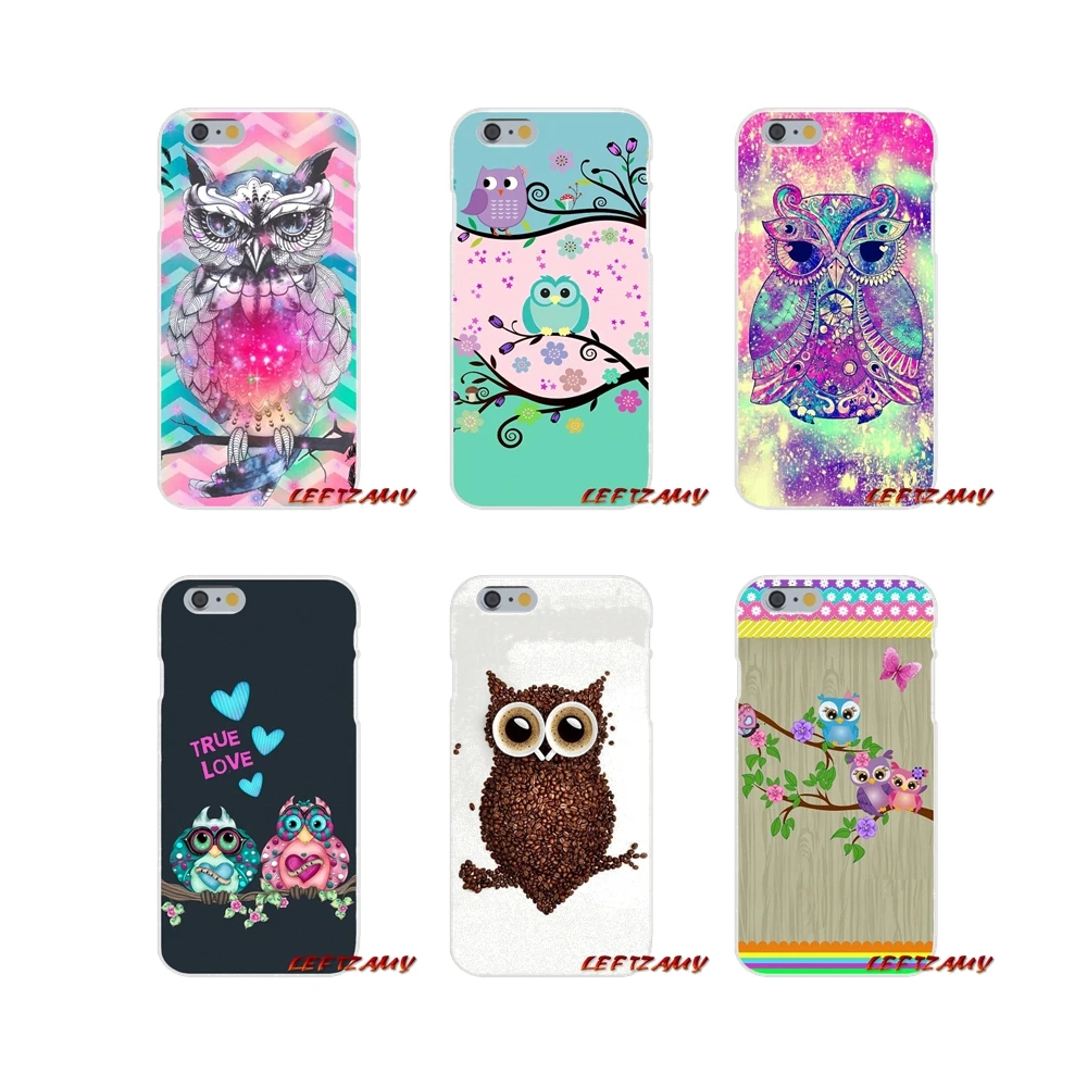 

Silicone Phone Case For Huawei P Smart Mate Honor 7A 7C 8C 8X 9 P10 P20 Lite Pro Plus cute owl animal bird DIY Painted Beautiful