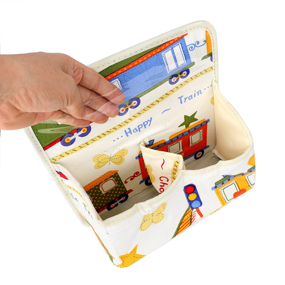 YOSOLO Car Back Seat Organizer Cartoon Universal for Phone Ipad Car-styling Stowing Tidying kid Interior Accessories Storage Bag