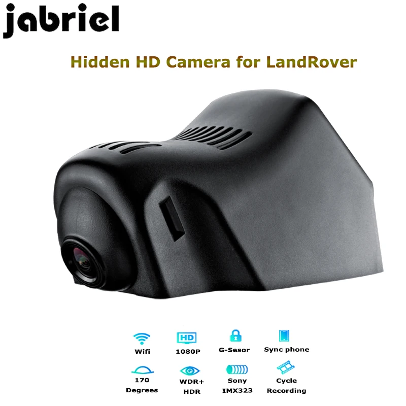 Автомобильная Скрытая камера Jabriel 1080P с Wi Fi видеорегистратор для вождения заднего