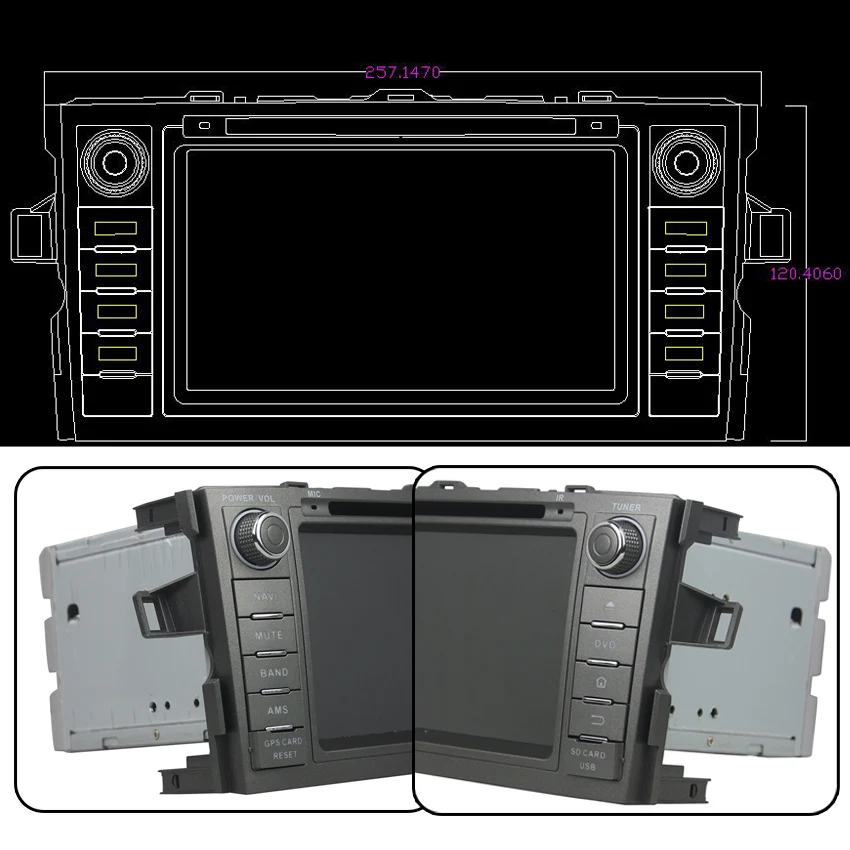 Cheap KANOR 4+32G Octa Core Android 9.0 2din car radio For Toyota Auris With GPS Navigation DVD Bluetooth SWC Audio Car Multimedia 2