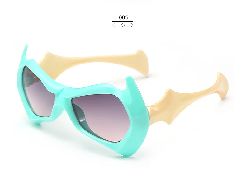 TRIUMPH VISION, милые летучие мыши, солнцезащитные очки для девочек и мальчиков, разноцветная оправа, UV400, солнцезащитные очки, Детские крутые модные очки для детей