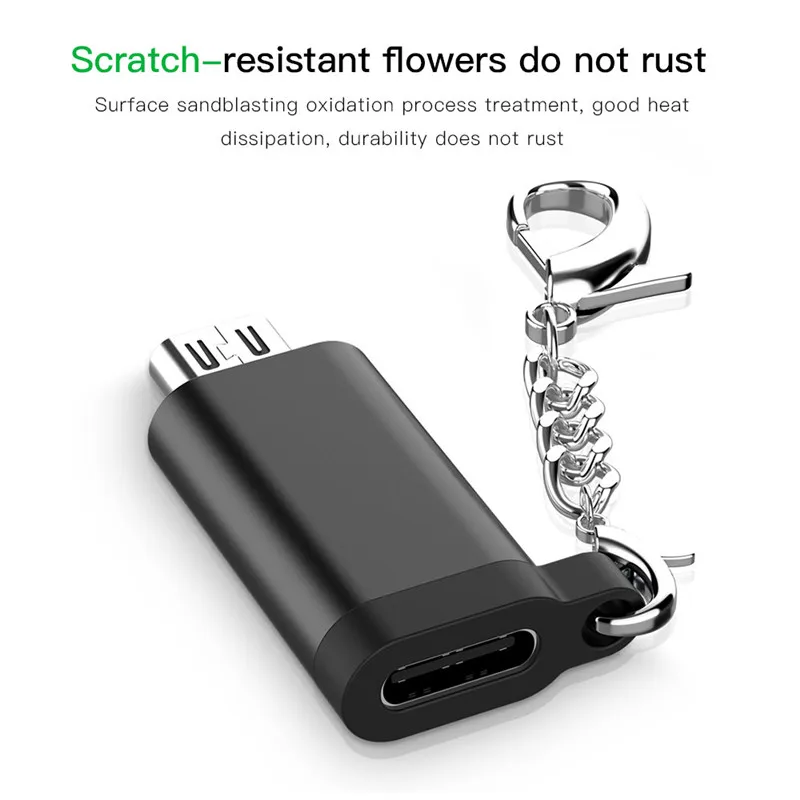 USB to Type C Adapter OTG Adapter Type C Adapter USB to Micro USB Adapter Charging Cable Adapter Micro USB Adapter Cable Micro USB male to Type-C female Converter OTG Data Adapter Samsung Xiaomi Huawei