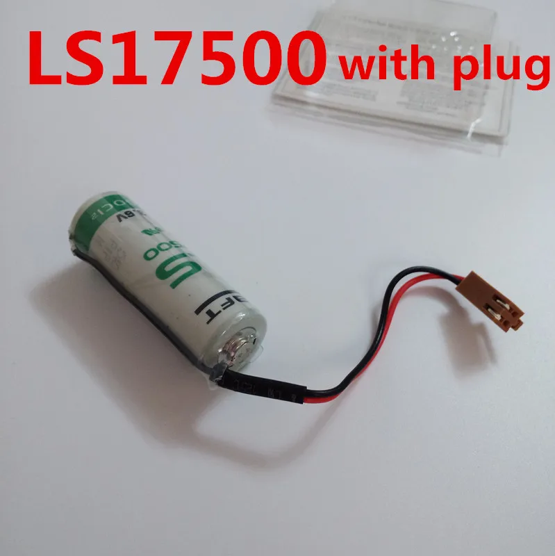 20pcs New original For Saft LS17500 17500 A Size 3.6V PLC industrial automation equipment CNC machine lithium battery with plugs |