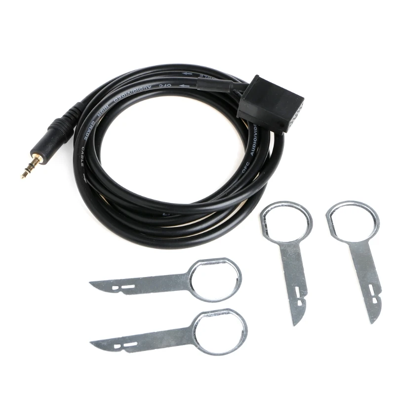 

Hot For FORD Focus Mondeo 6000CD Aux In Input Adapter Cable For Lead iPod MP3 + Removal Keys