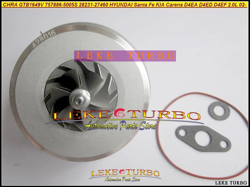 CHRA GTB1649V 757886-5005S 28231-27460 HYUNDAI Santa Fe KIA Carens D4EA D4ED D4EF 2.0L (4)
