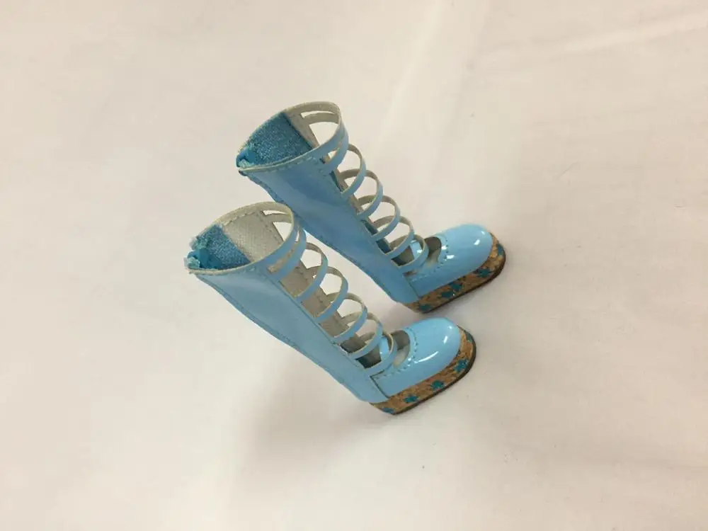 Куклы обувь 2.8 см сапоги для Блит азон OB кукла licca куклы и т. д - Цвет: blue