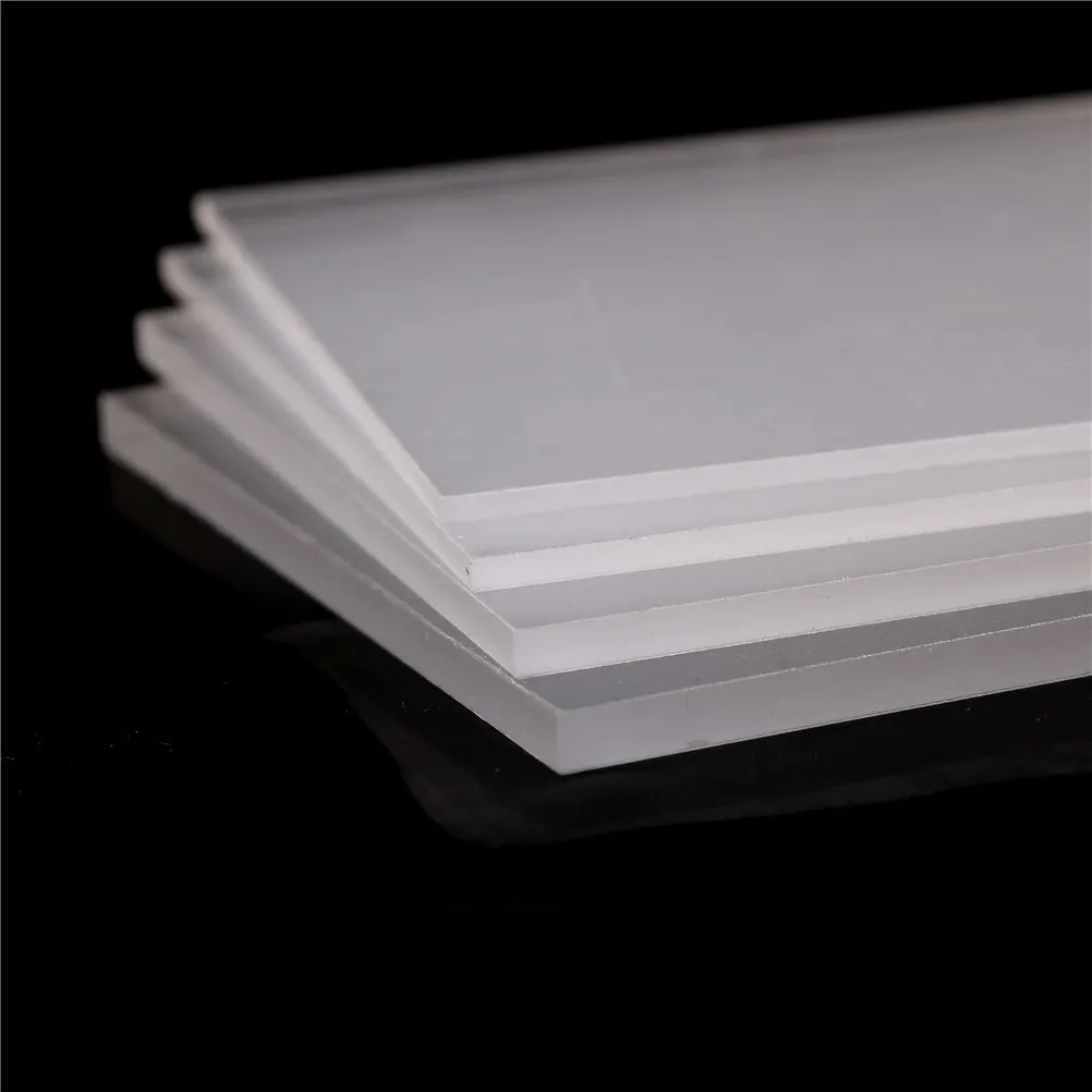 1 шт 2-5 мм Толщина Прозрачный акриловый лист персекс-вырезанная пластиковая прозрачная панель из плексигласа
