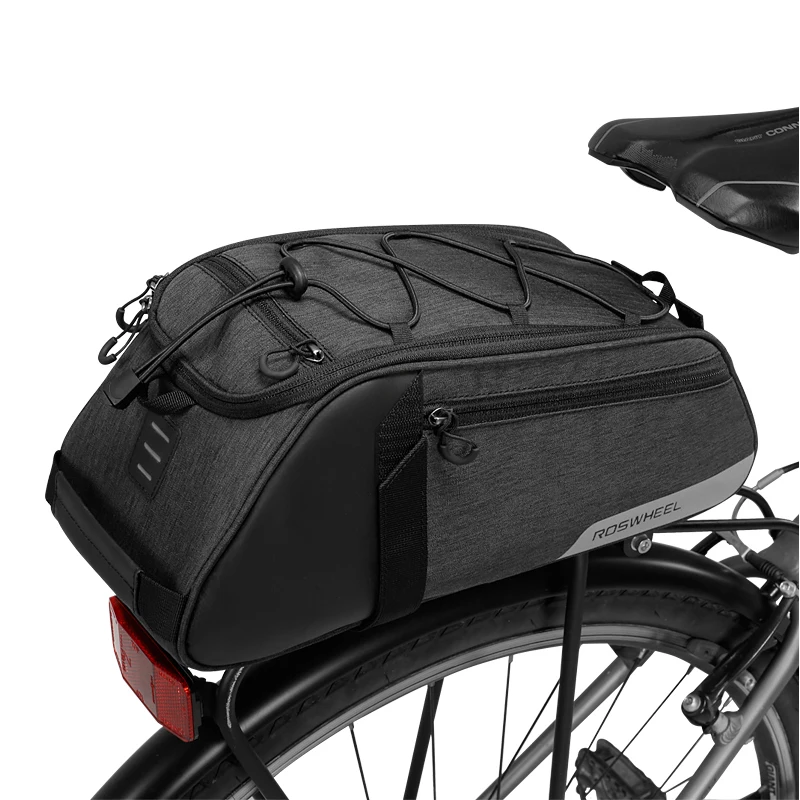ROSWHEEL Multifunctional Bike Trunk Bag Bicycle Rucksack With Shoulder Strap 141466 300D