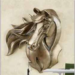 Beibehang заказ обои 3d Фото Фреска Европейский Простой 3D золотая лошадь задний план живопись обоями домашний декор