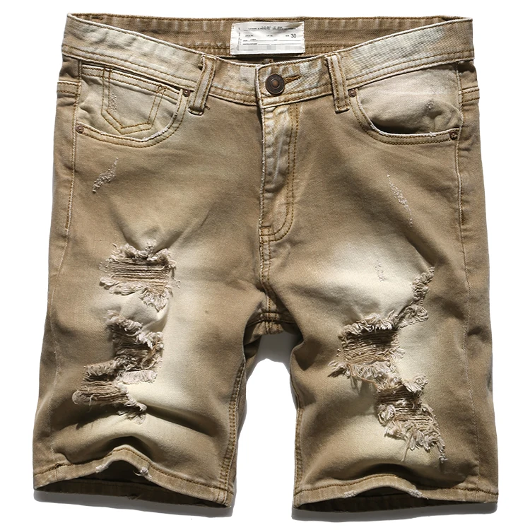 khaki denim shorts mens