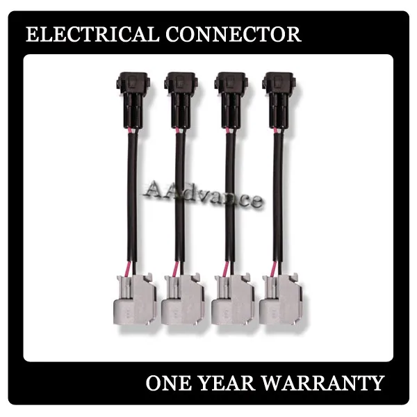 EV6 US car Female to OBD2 Male Fuel Injector Wiring Harness connector