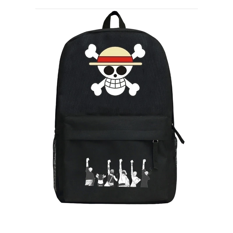 Аниме цельный рюкзак Luffy мультфильм ророноа Зоро Сумки Оксфорд школьная сумка