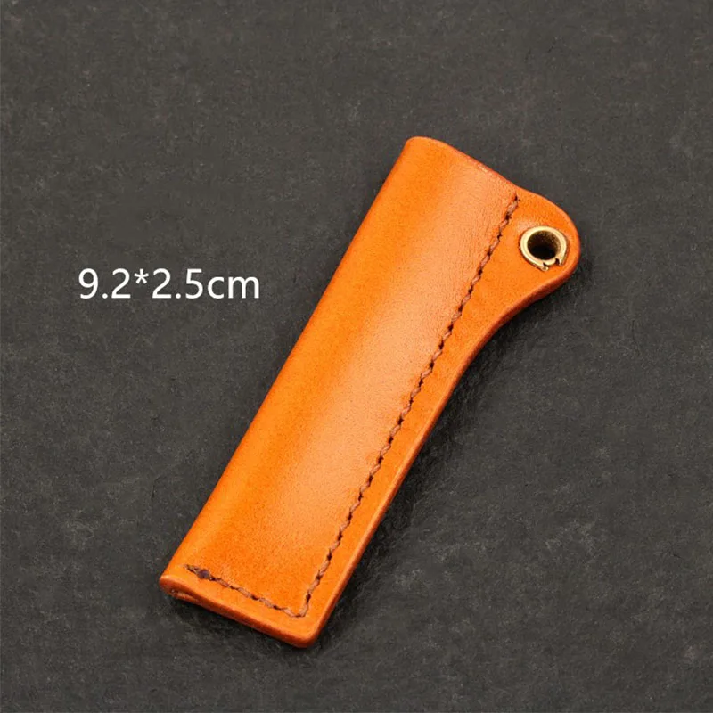 

1PC Knife Sheath Knife Leather Hand Knife Sheath Small Straight Sheath Tree Skin Hide Soft Leather Sheath EDC Leather Scabbard