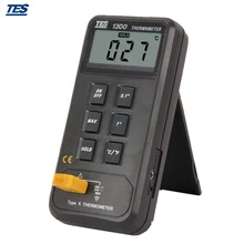 Портативный TES-1300 Цифровой термопары K Тип термометр