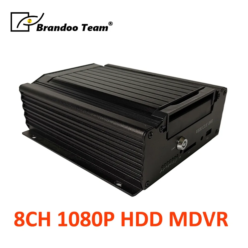 

H.265 8CH 4G 1080P FHD HDD MDVR 1080P 8 channel mobile DVR FHD car DVR,support HDMI/VGA output--Brandoo
