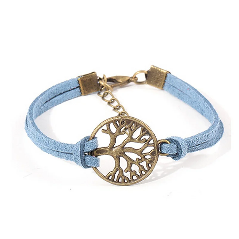 

European and American Foreign Trade Multi-layer Weaving Circle Tree Tree Life Tree Bracelet Handmade Restoration Hand