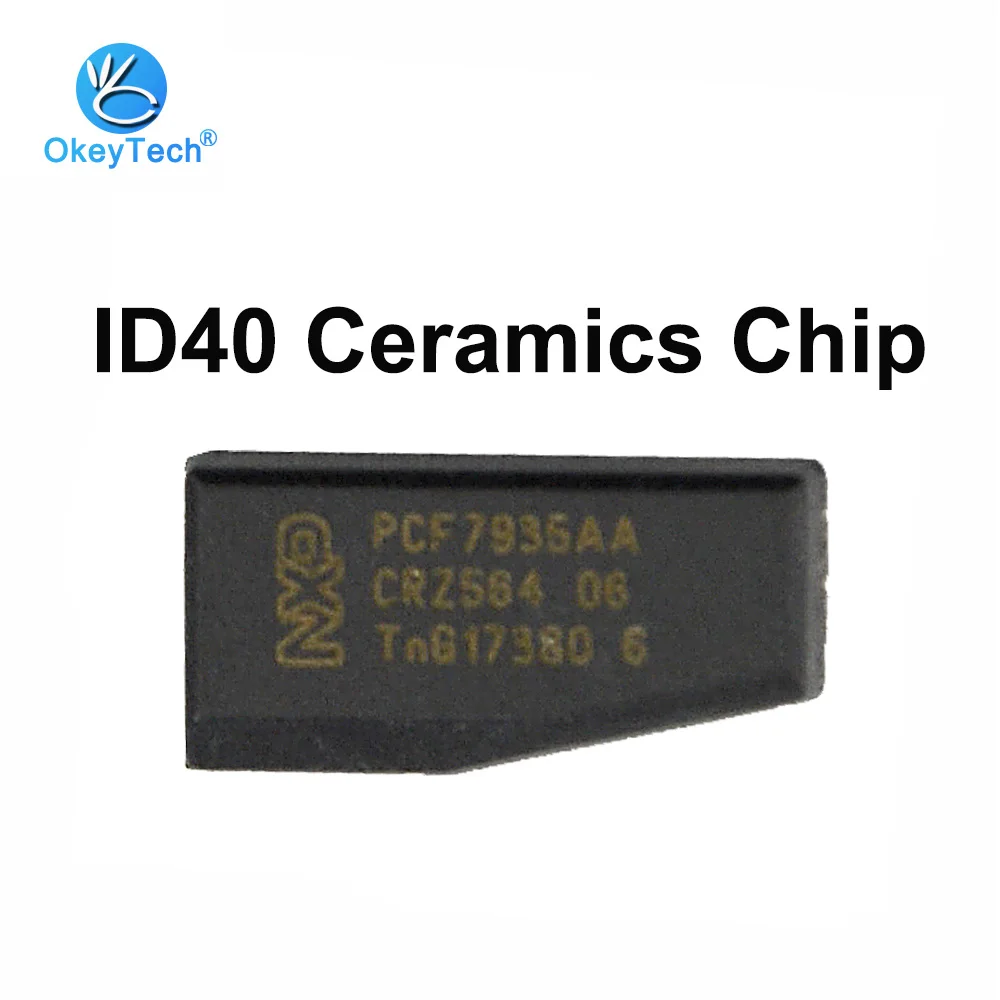 

OkeyTech ID40 Transponder Chip Auto Car Key Ceremic Carbon TP09 Key Chip For Vauxhall Opel Astra Vectra Zafira Agila Astra Combo
