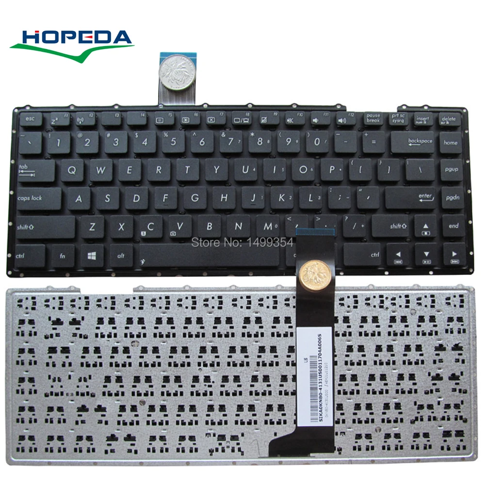 Новая клавиатура для ноутбука ASUS X450 X450C A450C X450V A450L F401A F401U A450V замена клавиатуры |