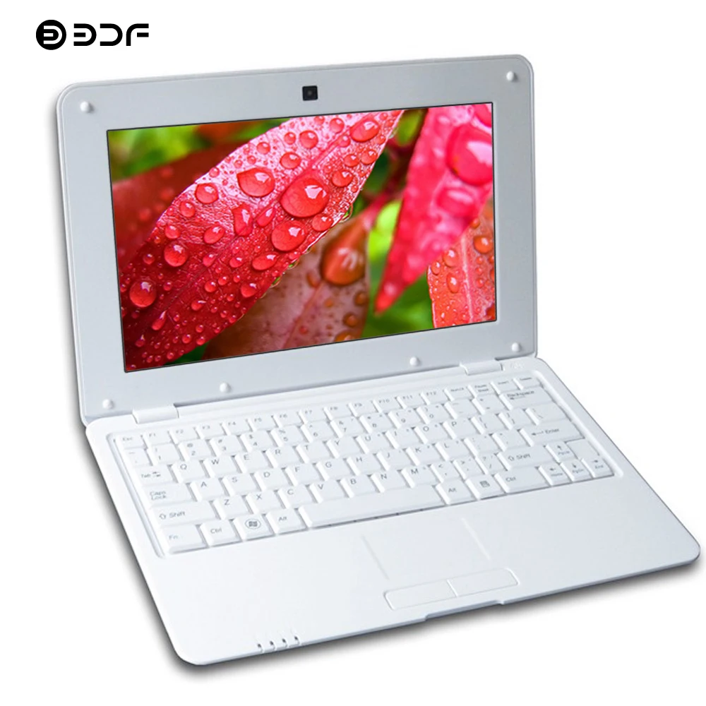 

BDF 10.1 Inch Mini Laptop Quad Core Notebook Android Laptop 8GB Laptop Android 6.0 Quad Core WiFi Bluetooth Mini Netbook Laptop
