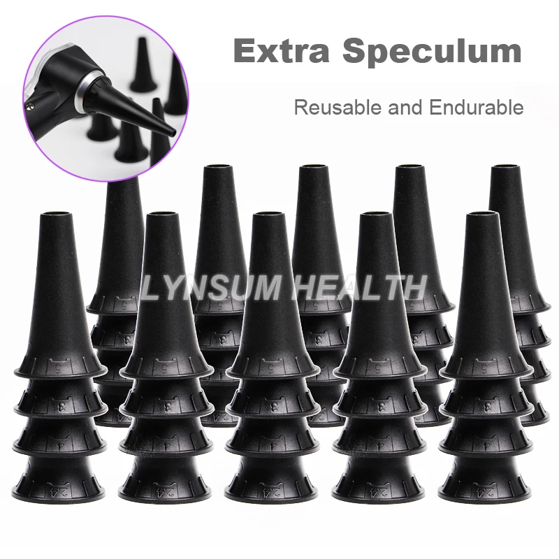 4 шт. в партии медицинские многоразовые Otoscopio не Disposabe Speculum Otoscope аксессуары для