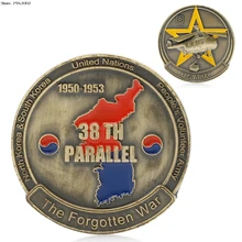 Корейская война 38th параллельно забытый войны памятная монета коллекция произведений искусства