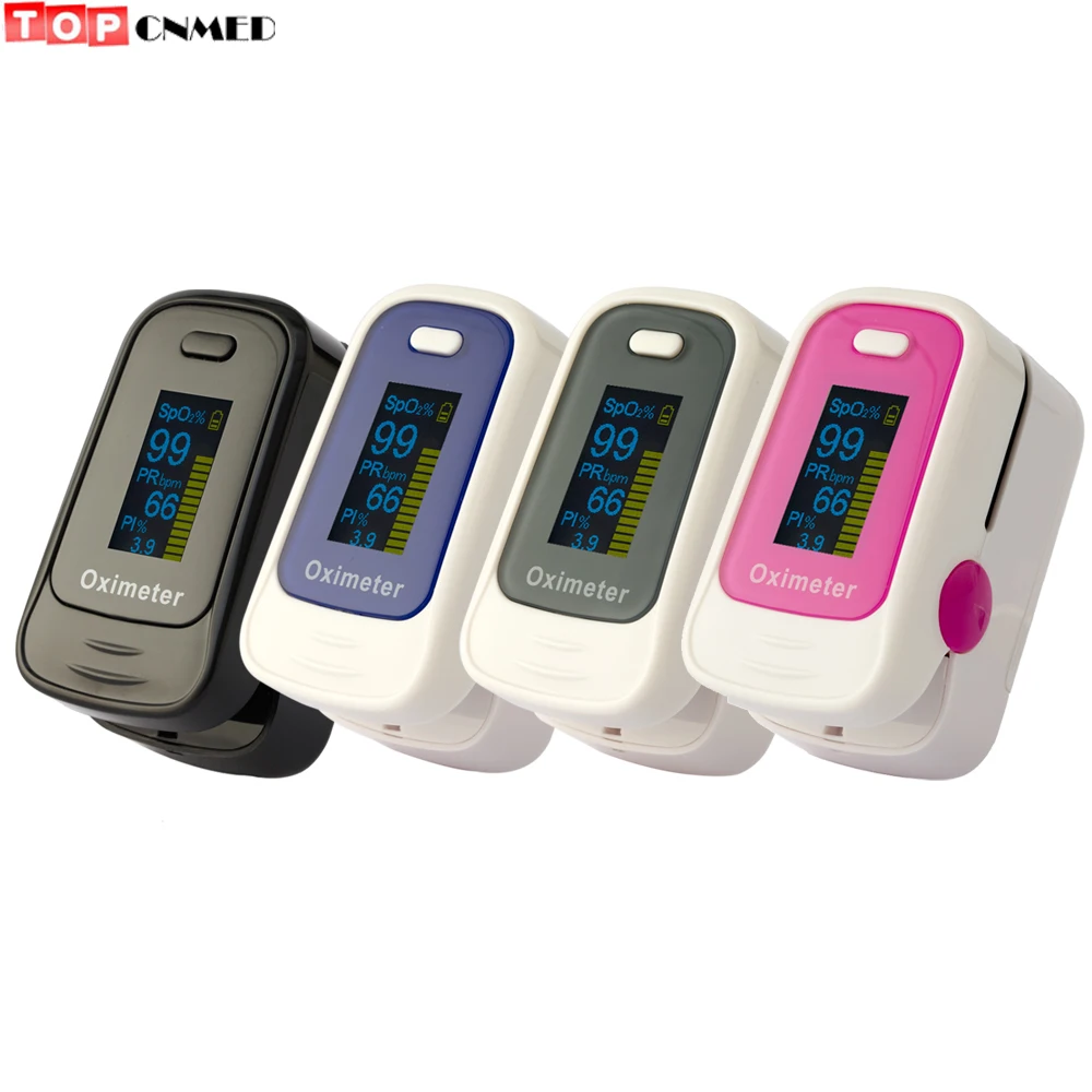 

Pulse Oximeter SPO2 PR PI 3 Parameters+Memory Recorder Blood Oxygen Monitor Alarm+Beep Screen Brightness Adjusted 4pcs/lot