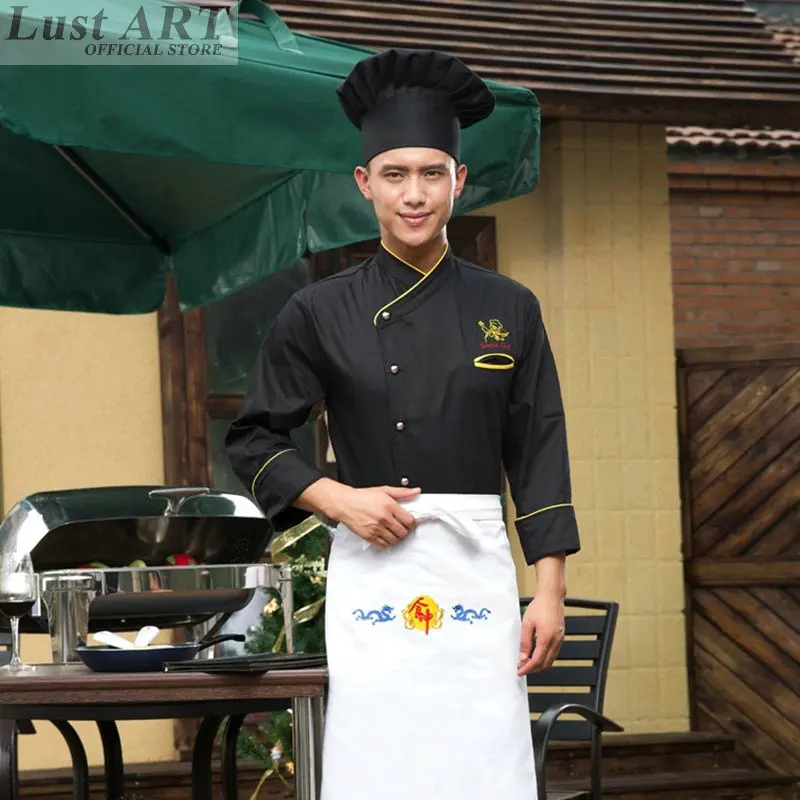 Food Service chef jacket chinese clothing store restaurant hotel