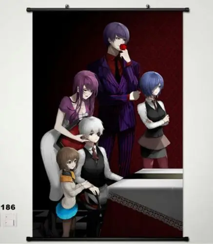 Anime Tokyo Ghoul Kaneki Ken Season 2 Home Decor Poster Wall Scroll 186