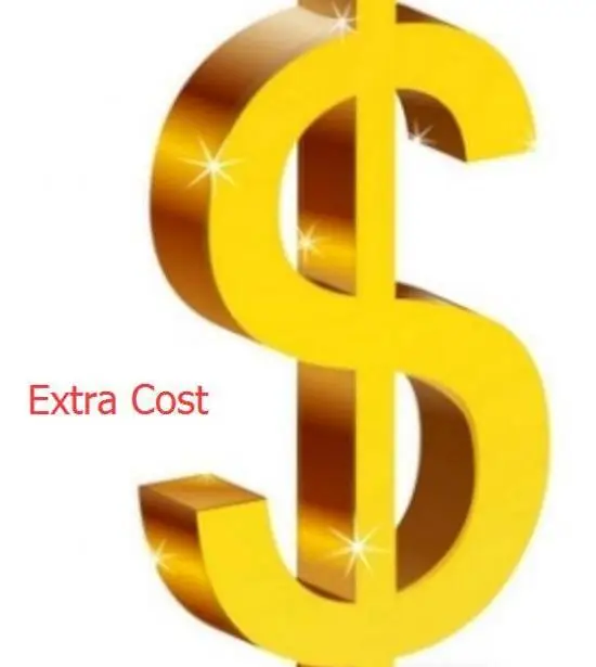 

Extra shipping Cost for goods or for freight, Extra Production cost for the items that we have communicated bu