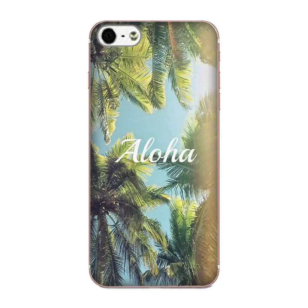Чехол для телефона из ТПУ Apple iPhone 4 4S 5 5C 5S SE 6 6S 7 8 Plus X XS Max XR надпись &quotАлоха