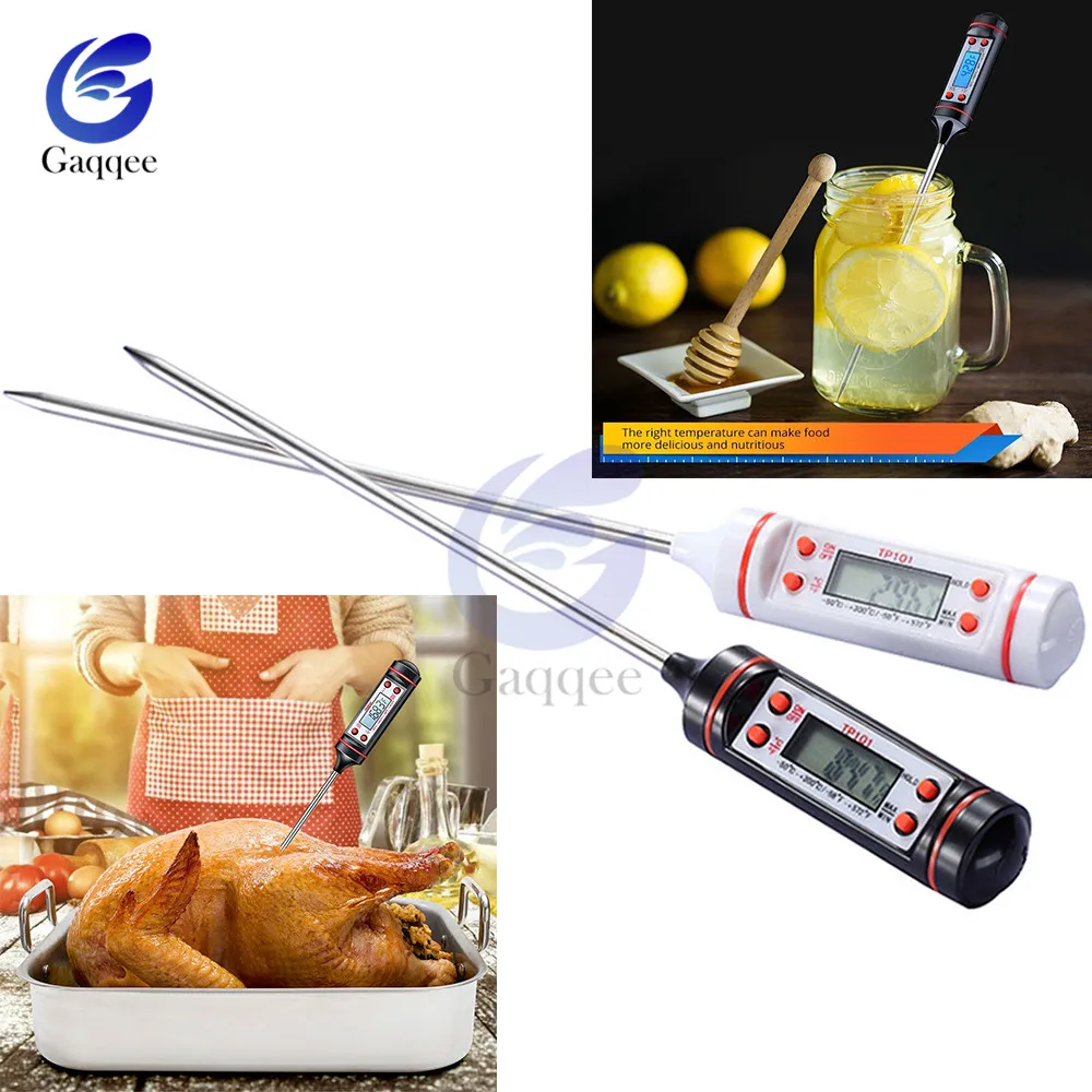 

Digital Kitchen Thermometer For BBQ Electronic Cooking Food Probe Meat Water Milk Meat Thermometer Kitchen Tools with Long Probe