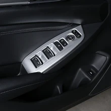 For Honda Accord 10th 2018 2019 Accessories ABS Chrome Door Window Glass Lift Control Switch Panel Cover Trim Car Styling beler new 7pcs chrome car interior door window switch lift button cover trim for honda cr v vezel accord civic odyssey 2014 2015