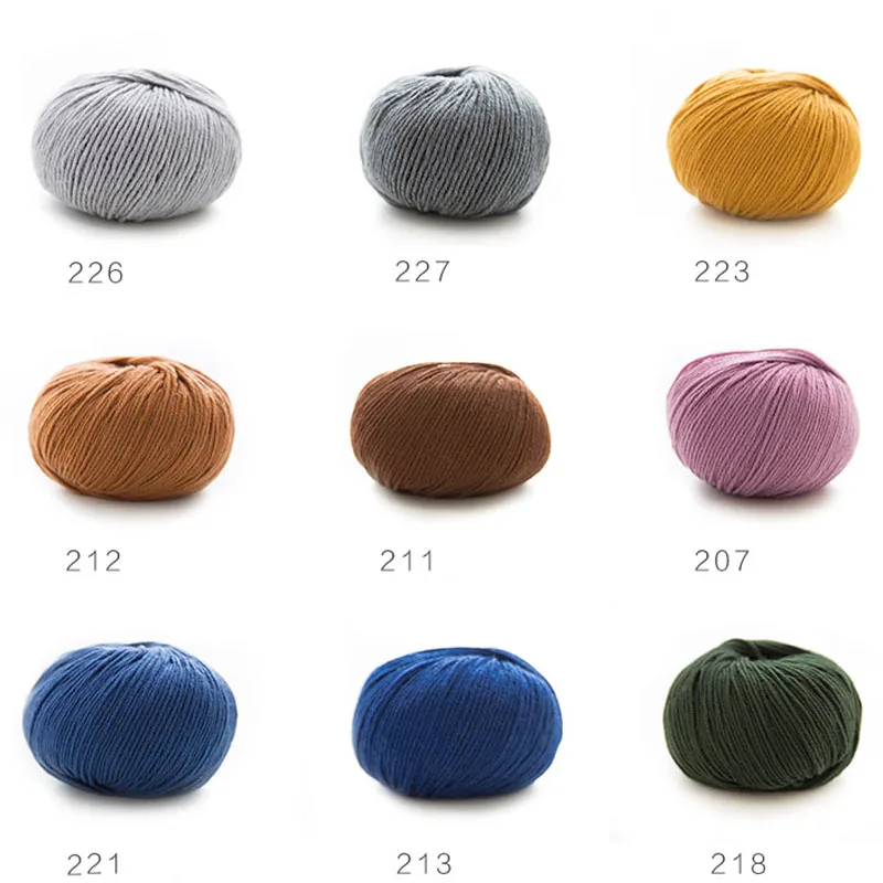 3 Pcs Lot 100 merino wool yarn hand knitting cashmere baby Kids scarves socks soft thick 4
