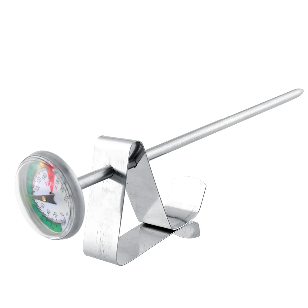 

Kitchen Stainless Milk Froth Thermometer Espresso Barista Pro Frothing Temperature Meter Kitchen Cafe
