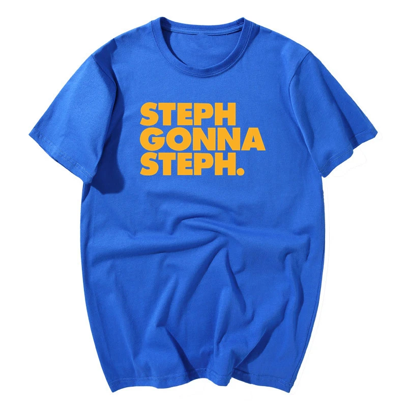 

STEPH GONNA STEPH Men's Summer Cotton T Shirt Curry's Fans TShirts Lover Homme Men Casual Streetwear Lover TShirt Dropshipping