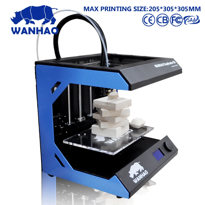 2018 китайский поставщик Wanhao D5S мини 3D цветной лазерный принтер машина комплект с PLA