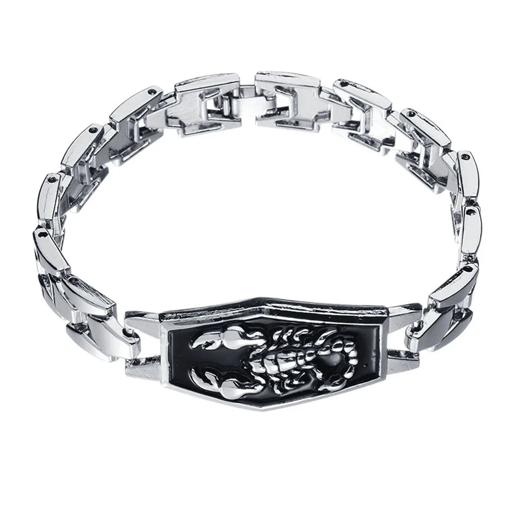 

Scorpion King Scorpio Men 's Bracelet Titanium Steel European and American punk personality watch with bracelets