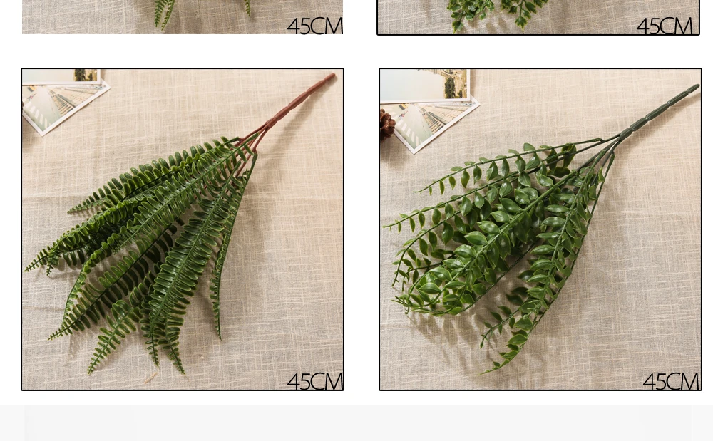 Эритрина море искусственная имитация травы папоротник трава зеленое растение искусственный папоротник персидские листья цветочные растения для дома