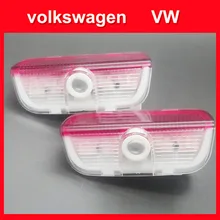 promotion LOGO Door Light 3d projector logo lamp for VW Tiguan cc sharan scirocco Eos magotan Golf sagitar passat