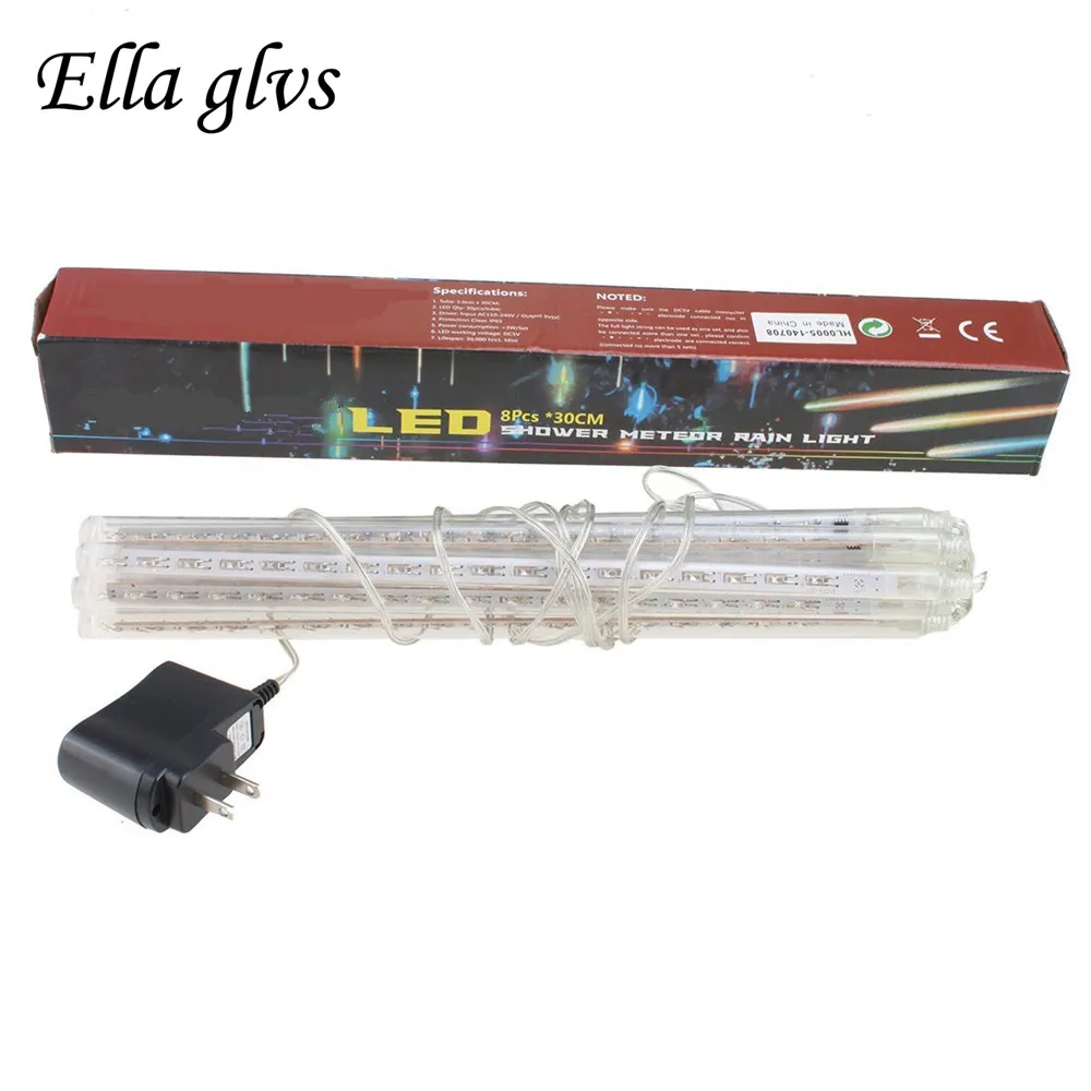

50CM Meteor Shower Rain Tube Snowfall LED Light For Christmas Tree Garden Decoration
