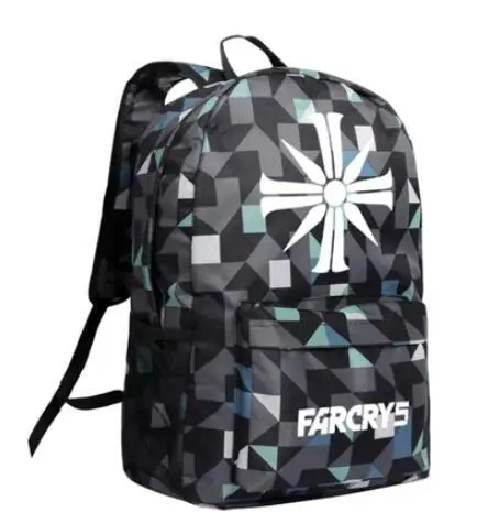 

new 26 Styles Action Toy Figures Student School Bags Small Size Backpacks Cartoon Game Bag